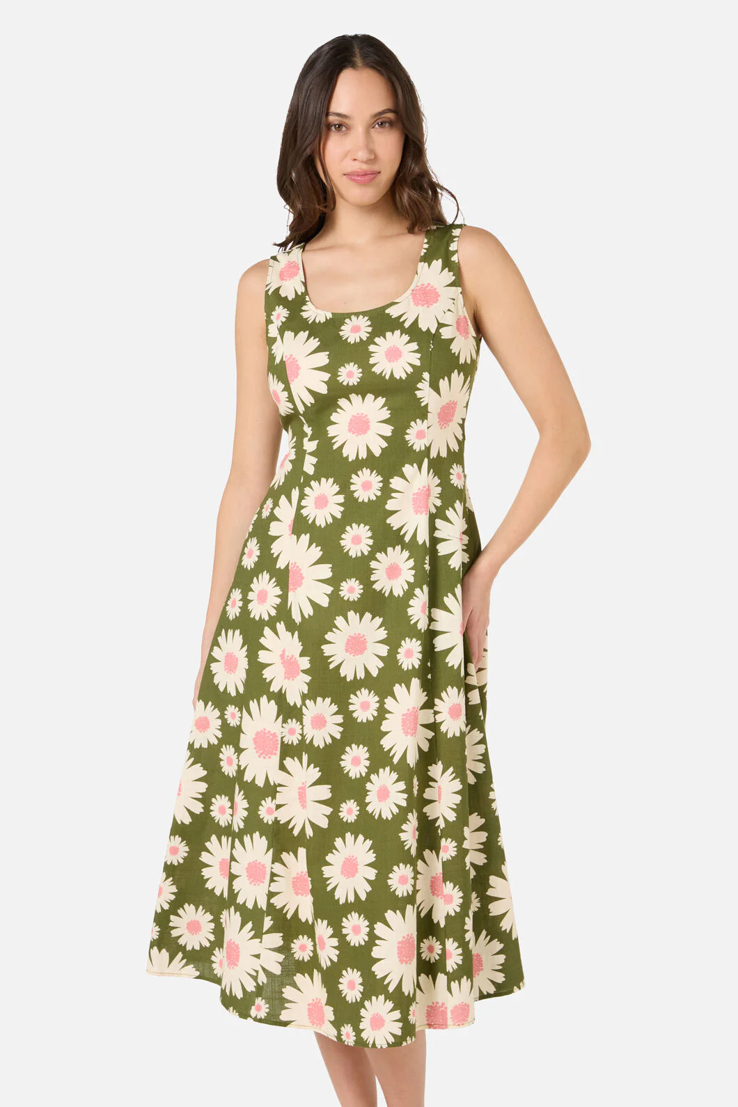 60'S Daisy Midi Dress - Image 6