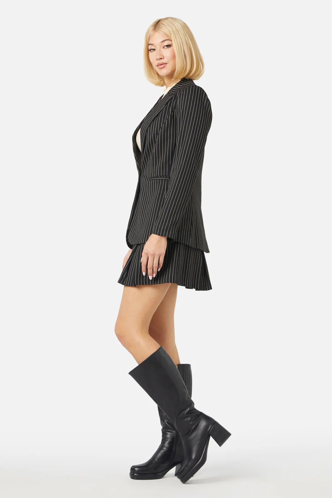 Abigail Pinstripe Jacket - Image 3