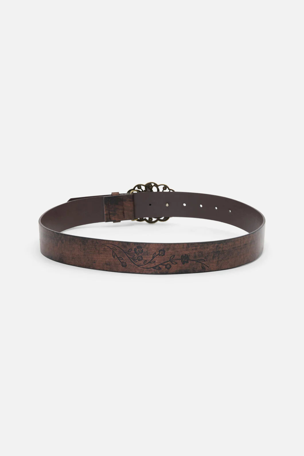 Bee Buckle Embossed Belt - Image 4