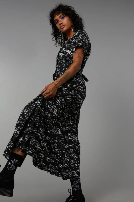 Cloud Nights Goth Dress - Image 3