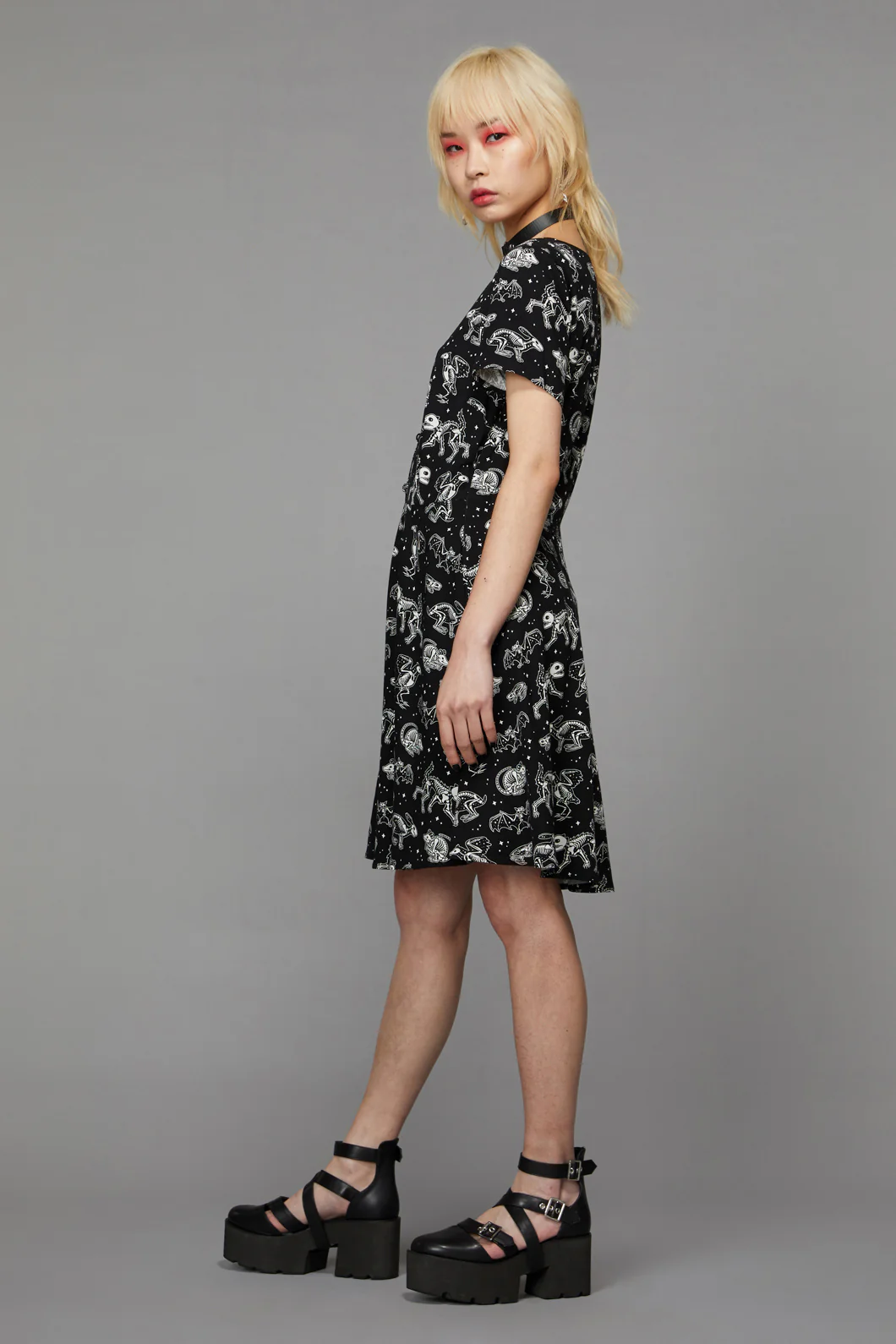 Cute To The Bone Dress - Image 3