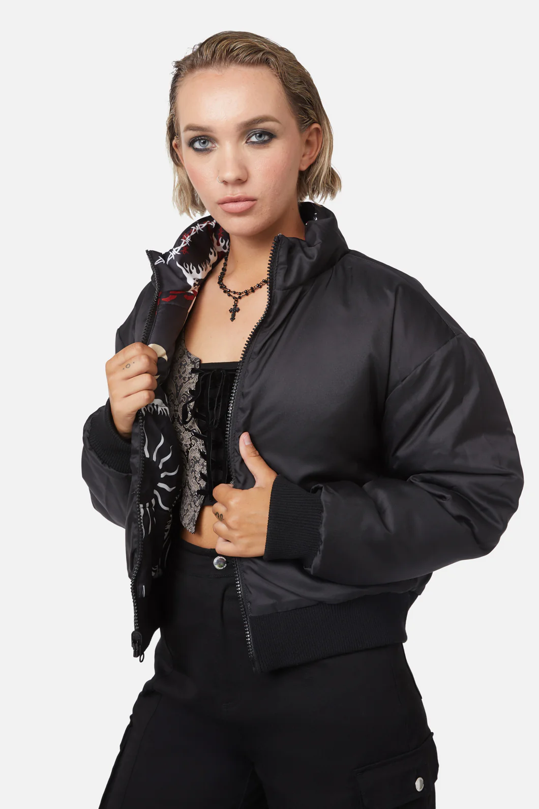 Dark Tarot Puffer Jacket - Image 3