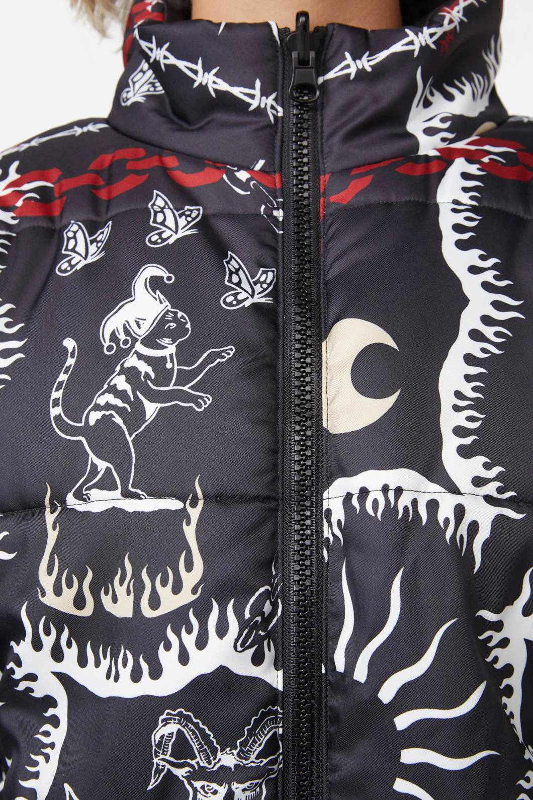 Dark Tarot Puffer Jacket - Image 6