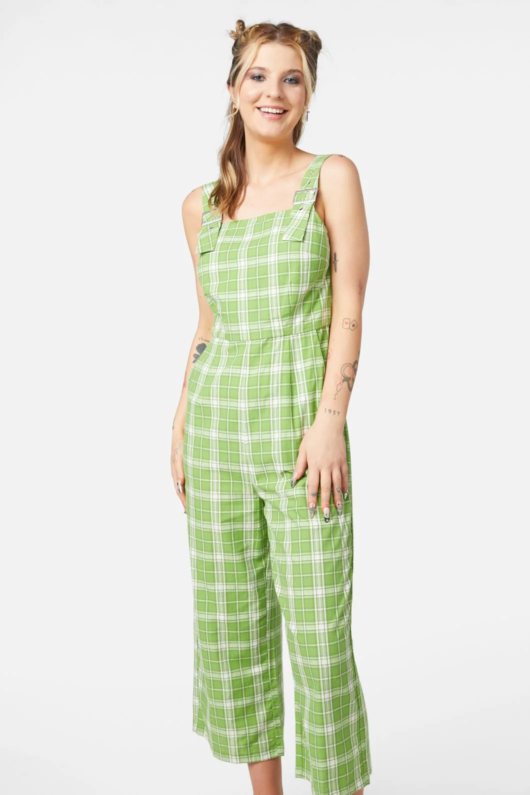 Dazed Tartan Jumpsuit - Image 3