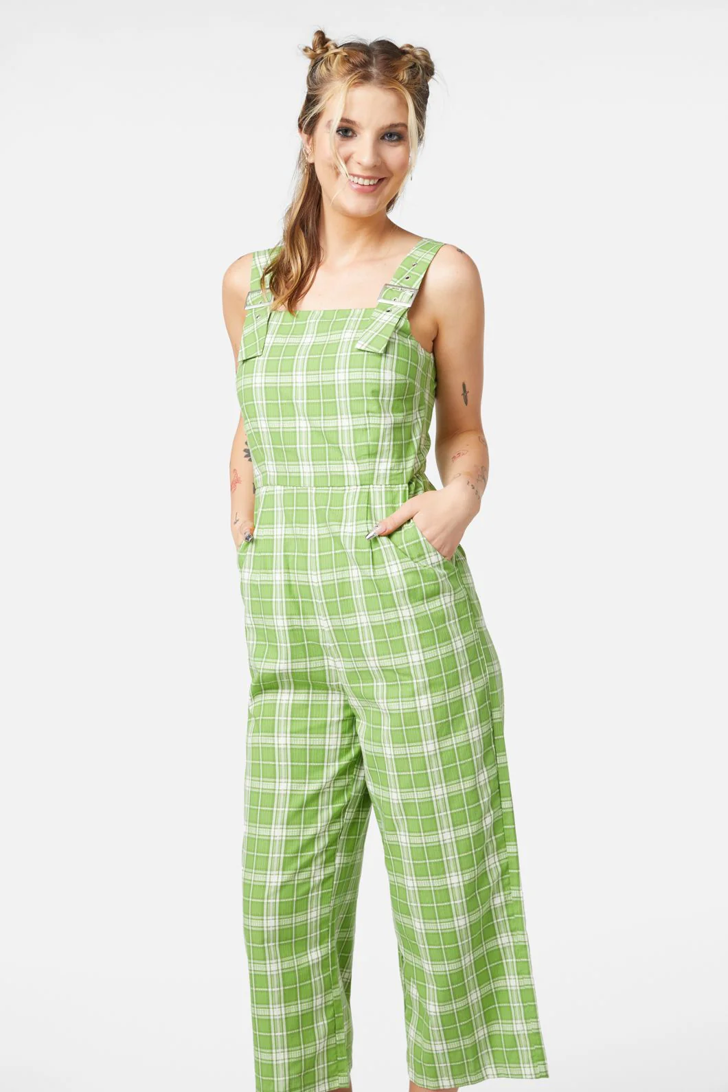 Dazed Tartan Jumpsuit - Image 4