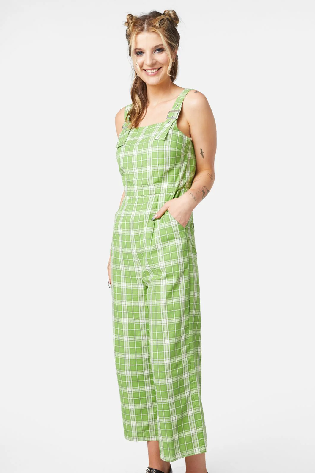 Dazed Tartan Jumpsuit - Image 5