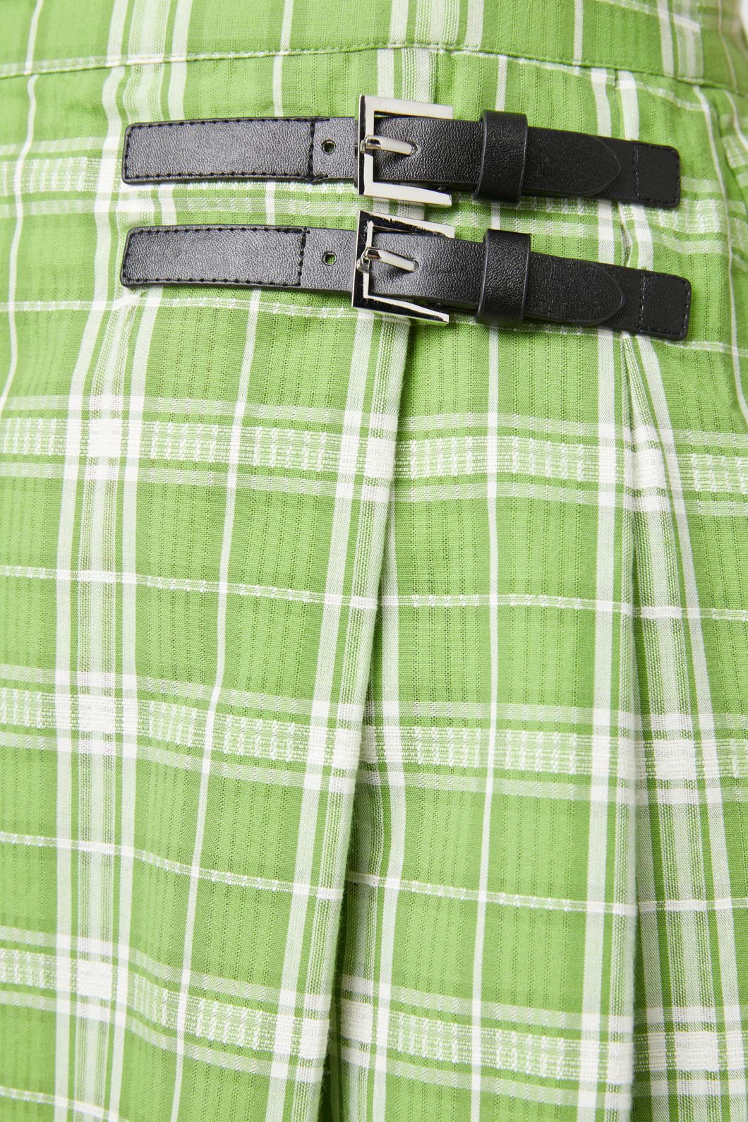 Dazed Tartan Pleat Pinny - Image 6