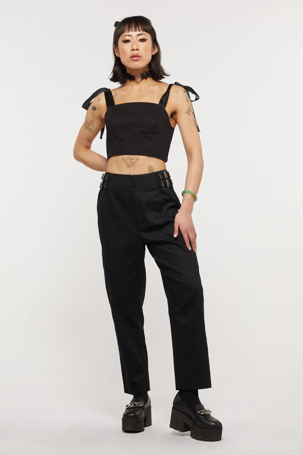 Goth Belted Pants - Image 3