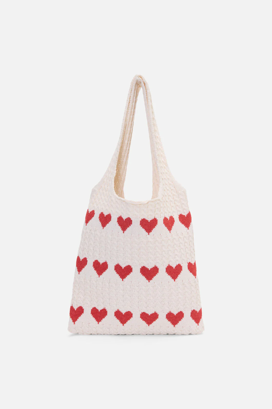 Knitted Sweet Heart Bag - Image 3
