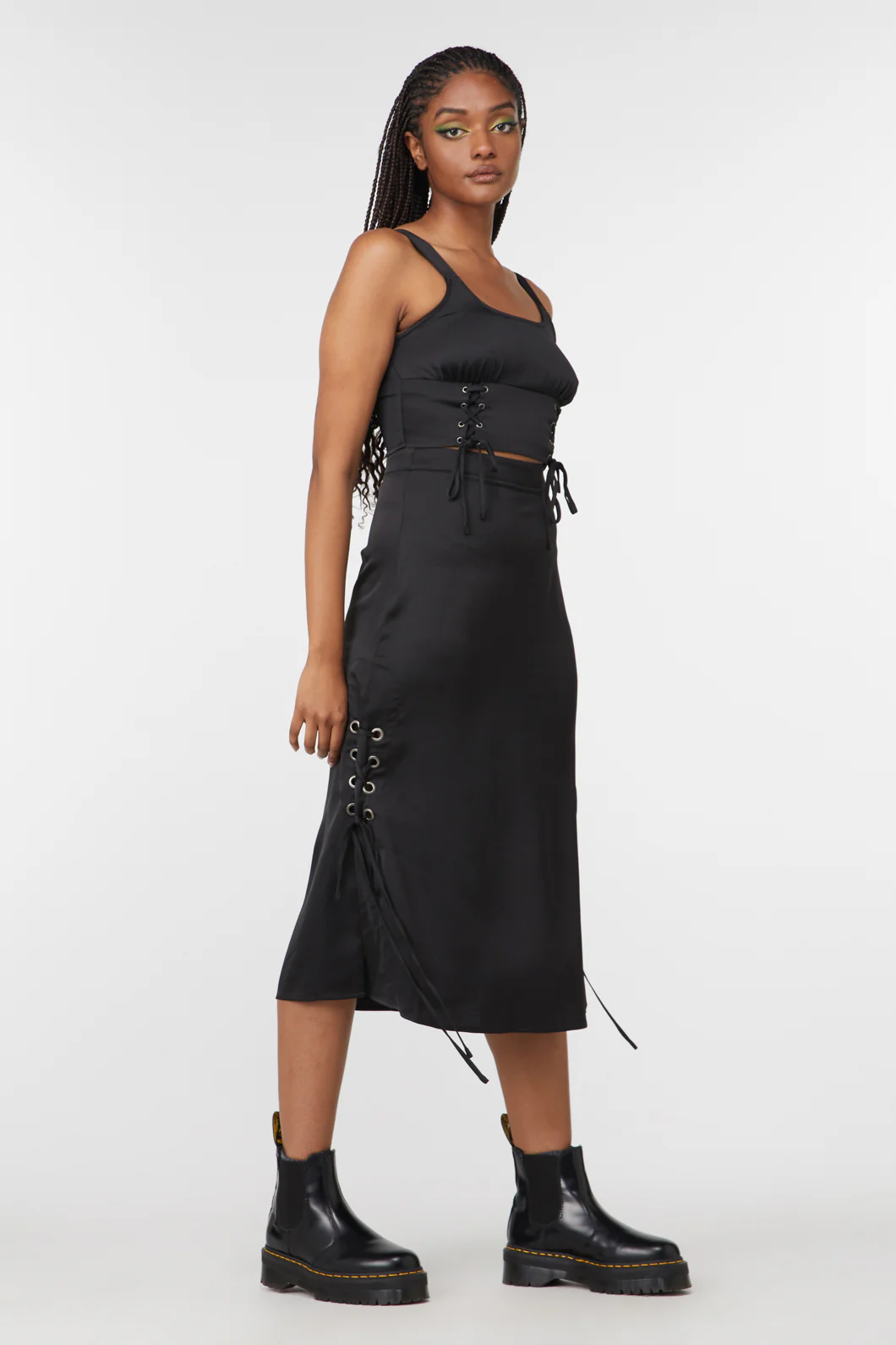 Lizzie Satin Bustier Top - Image 4