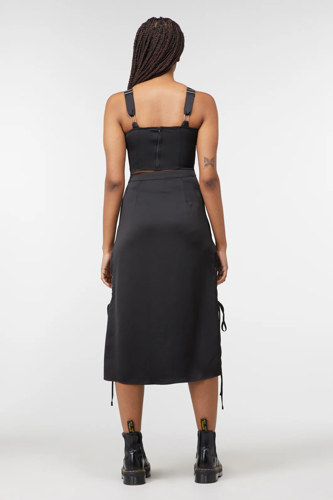 Lizzie Satin Bustier Top - Image 5