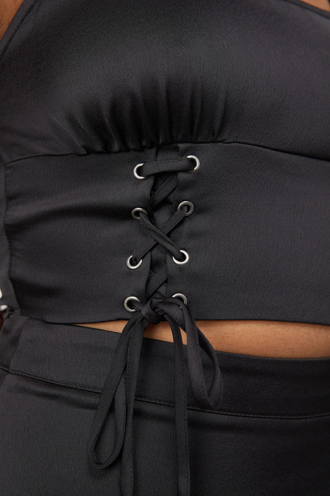 Lizzie Satin Bustier Top - Image 6