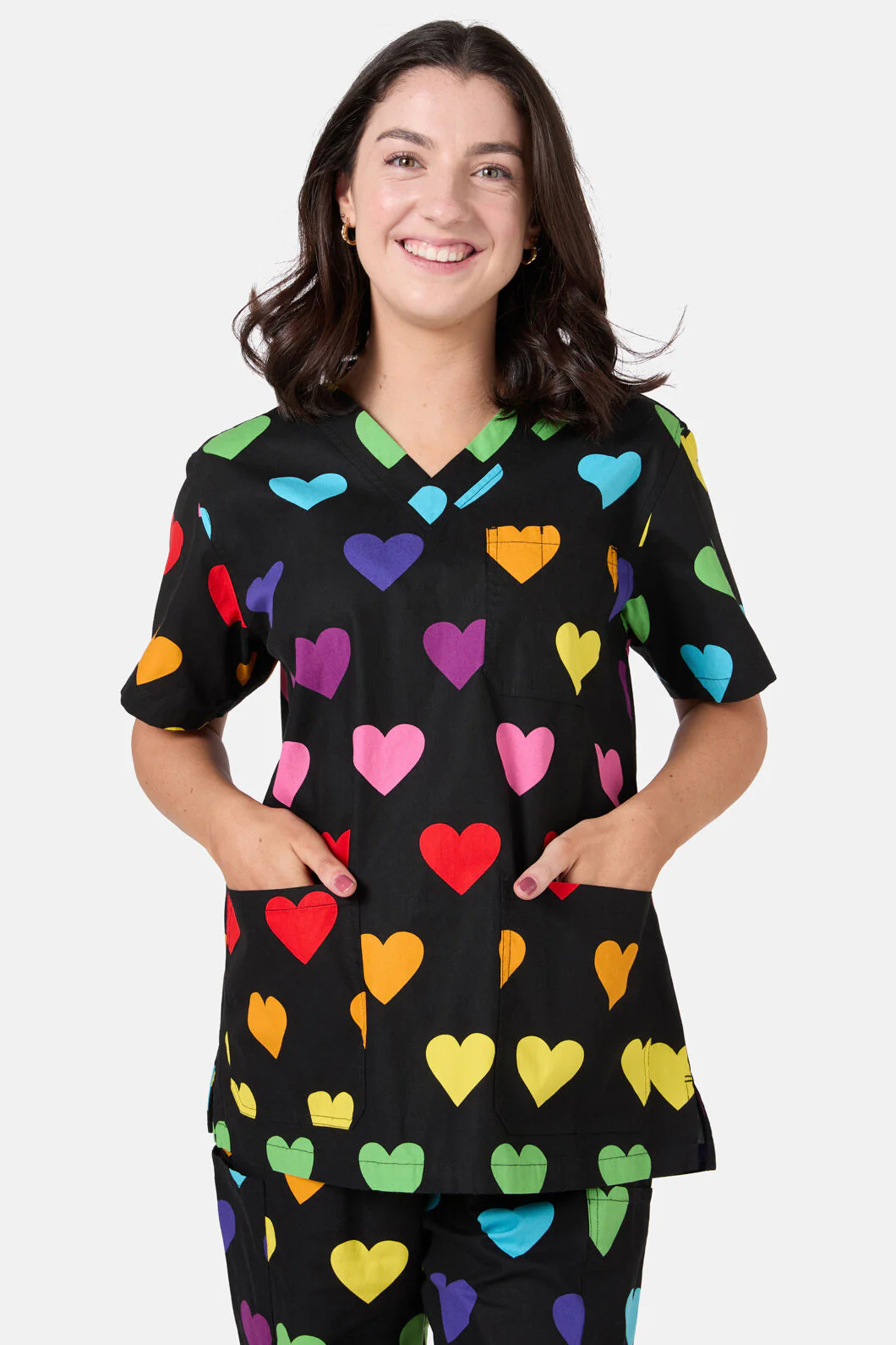 Rainbow Hearts Scrub Set - Image 5