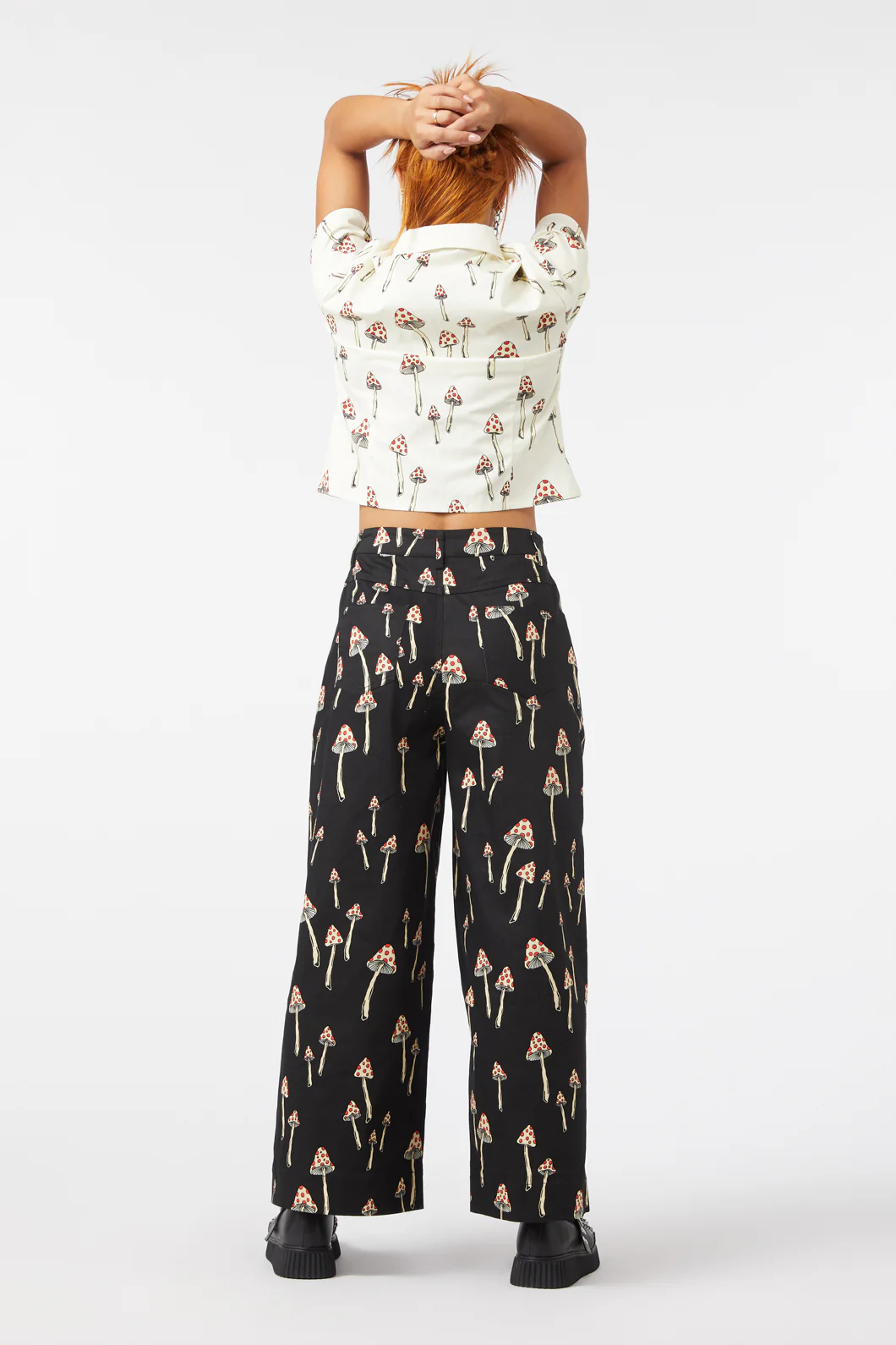 Shroom Cap Wide Leg Pants - Image 4