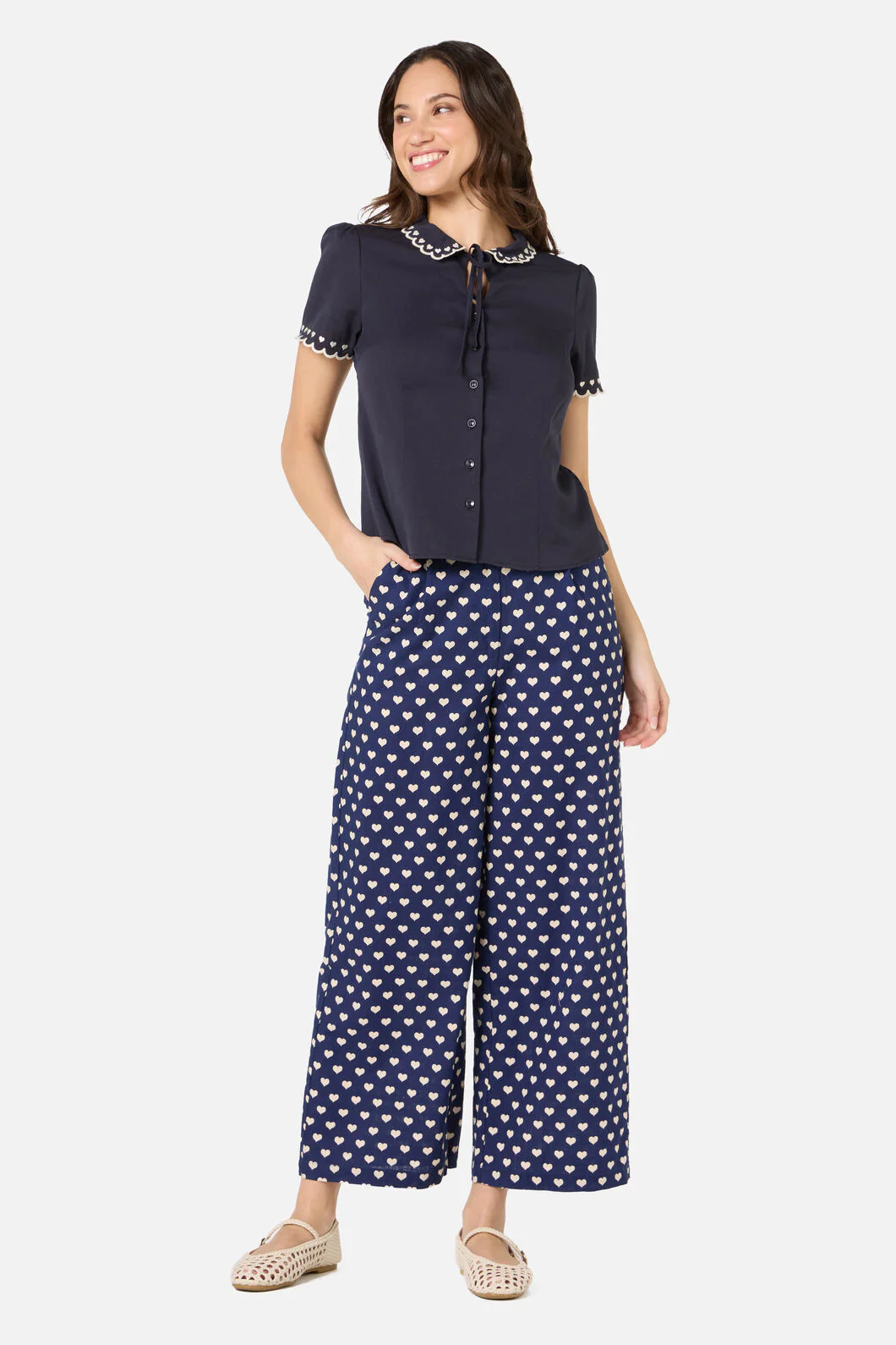 Sweet Heart Emb Blouse - Image 3